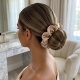Lot de 8 chouchous en satin - Blush