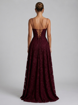 Robe longue sculptée texturée fleurie invitée mariage