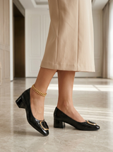 Women’s Elegant Block Heel Loafers