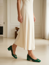 Women’s Elegant Block Heel Loafers