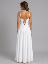 Robe longue à bretelles été femme
