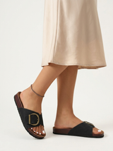 Sandalias cómodas con hebilla para mujer
