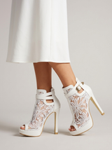 Women’s Lace Detail Platform Heels