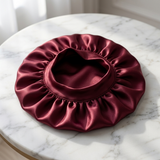 Double Layer Silk Hair Bonnet - Purple