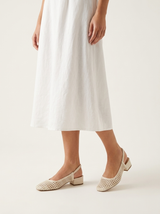 Women’s Woven Mid Heel Sandals
