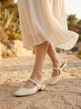 Women’s Leather Mule Flats