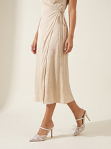 Tacones de malla bordada para mujer