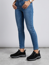 Zapatos ortopédicos para caminar sin cordones para mujer