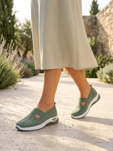 Chaussures orthopédiques en maille à enfiler pour femme