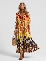 Robe chemise imprimée été femme