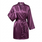 Women's Satin Robe - Pink