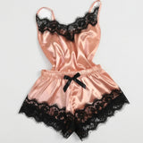 Velvet Lace Lingerie Set