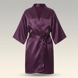 Kids Satin Sleep Robe - Pink