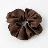 Satin Hair Scrunchie No Crease Women Grey