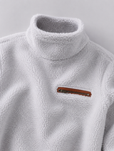 Fuzzy Turtleneck Sweater for Women