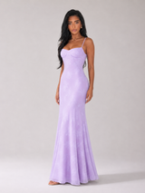 Sweetheart Neck Slip Maxi Dress Evening Women