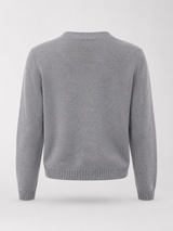 Heart-Button Knit Cardigan | Bow Embroidered Sweater