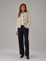 Women's Tailored Single-Breasted Blazer