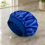 Double Layer Silk Hair Bonnet - Purple