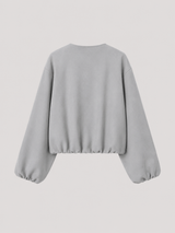 Cropped Zip Bomber Jacket for Women