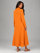 Button Front Midi Shirt Dress Summer Women