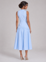 Sleeveless Lace Midi Dress Cocktail Women