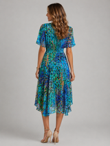 Women’s V-Neck Summer Dress – Flowing Silhouette