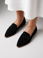 Women’s Pointed Toe Leather Loafers