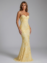 Floral Corset Maxi Dress Wedding Guest