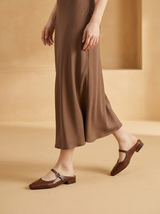 Women’s Leather Mule Flats