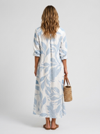 Vestido camisa estampado para mujer de verano