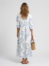 Vestido camisa estampado para mujer de verano