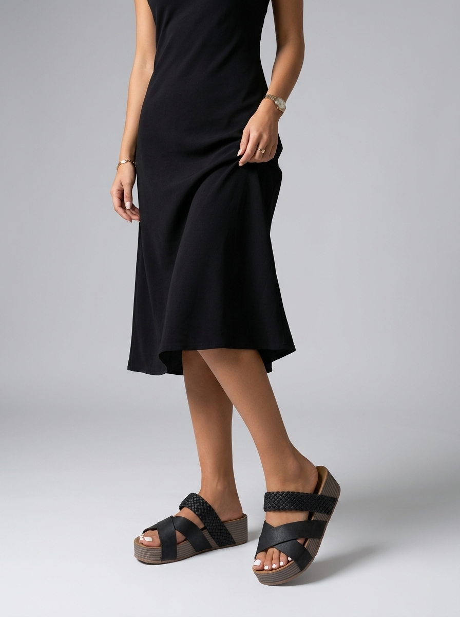 Sandales orthopédiques tressées pour femme