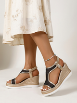 Sandalias ortopédicas de cuña para mujer