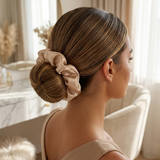 Lot de 8 chouchous en satin - Blush
