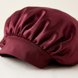 Double Layer Silk Hair Bonnet - Purple