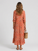Vestido camisa estampado para mujer de verano
