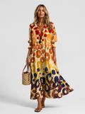 Vestido camisa estampado para mujer de verano