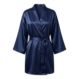 Women's Satin Robe - Pink