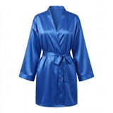 Women's Satin Robe - Pink