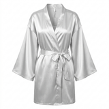 Women's Satin Robe - Pink