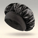 Satin Hair Bonnet - Brown