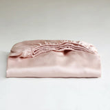 Funda de Edredón de Seda Lujo para Dormitorio Rosa