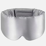 Masque de sommeil en velours femme luxe gris