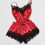 Velvet Lace Lingerie Set