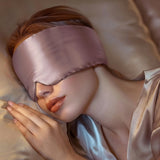 Masque de sommeil en velours femme luxe gris