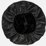 Gorro de Satén para el Cabello Protección para Dormir Azul Marino