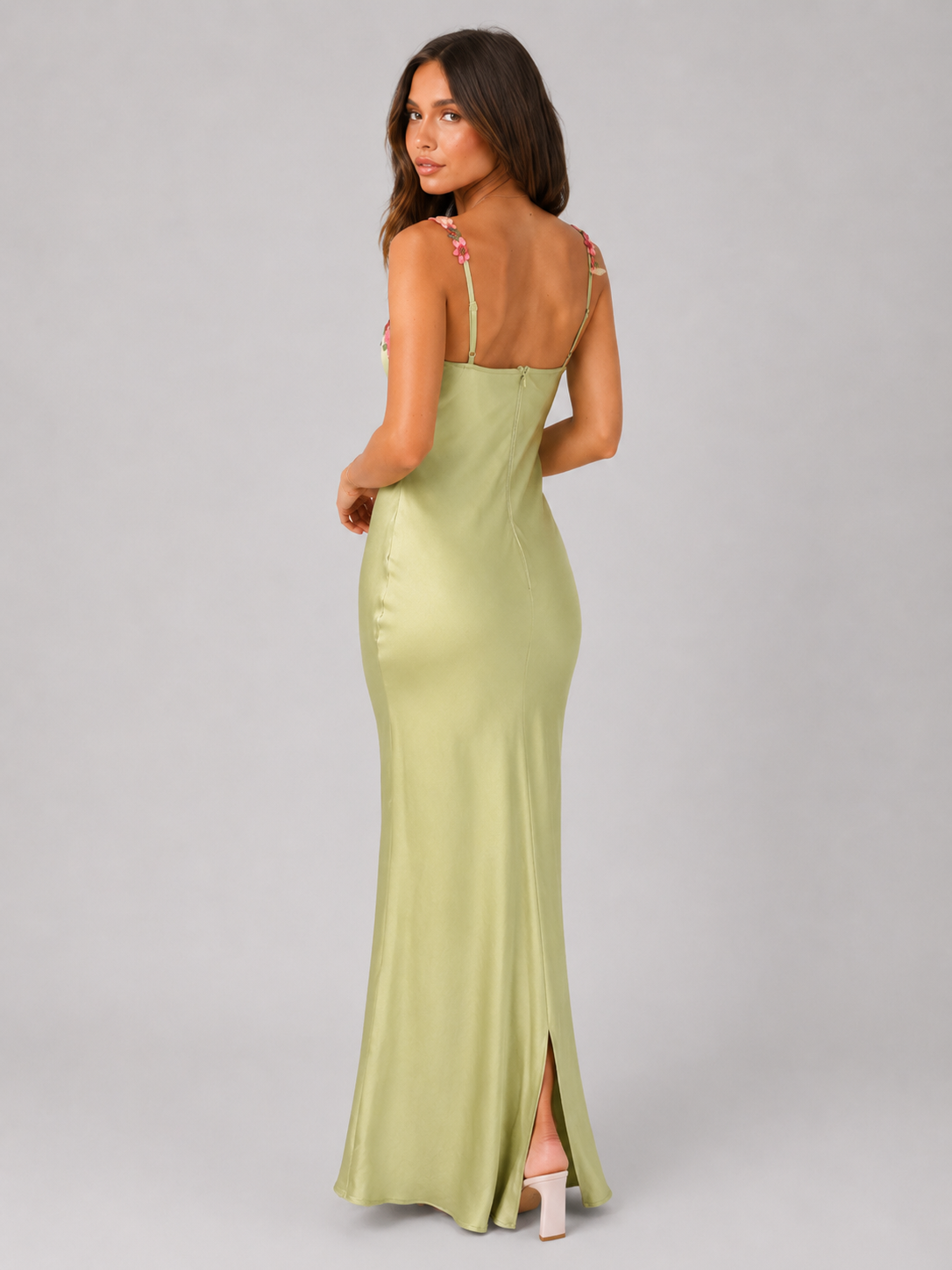 Floral Fitted Maxi Dress Wedding Guest