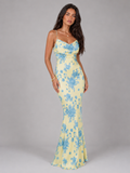 Robe maxi fleurie pour femme été
