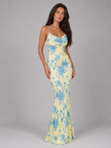 Vestido maxi floral para mujer verano